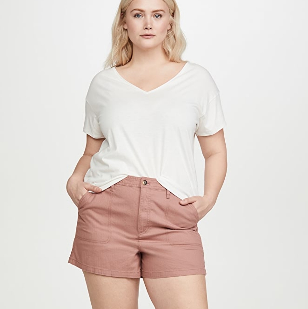 NWT Madewell Mauve Camp Shorts